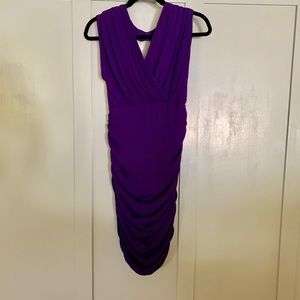 Alice and Olivia ruched mini dress